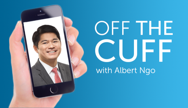 Off the cuff with Albert Ngo